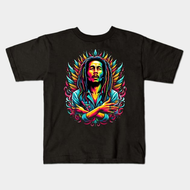 Bob Marly Kids T-Shirt by unn4med